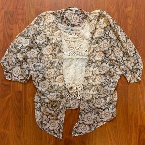 AEO Sunflower Kimono